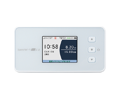 WiMAX＋5GのポケットWiFi（Speed Wi-Fi 5G X12）