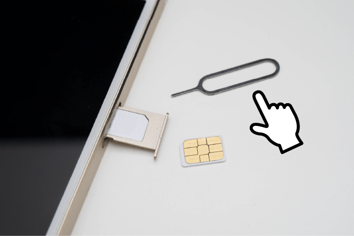 SIMカードの入れ替えで必要なピン